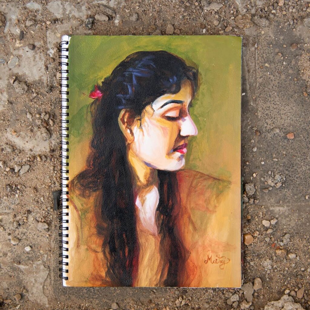 Maitrry P Shah's New Art Series Thoughts Exploring the Inner World of Women